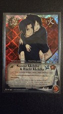 1x Naruto CCG Sasuke  Itachi Uchiha 263 DIAMOND Holo Foil Bandai Ist Edition