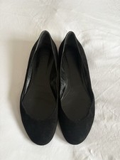 Ballerine Alexander McQueen nere scamosciate taglia 40 UK 7 RRP £ 595
