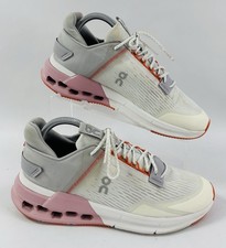 On Running Cloudnova Form Women's Size 8 White Rose Orange 3WD10381179 Sneakers