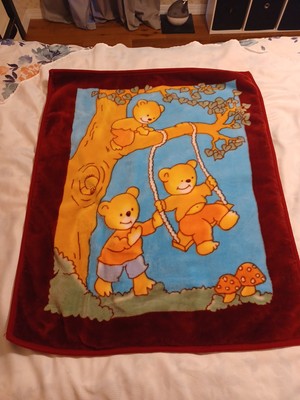 Unisex Baby/Toddler Fuzzy Bear Blanket 80×110CM