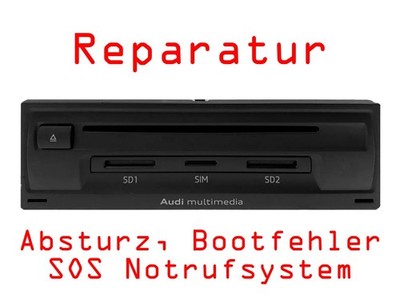 Reparatur Audi Navigation Plus MIB2 Headunit 4M0035035 8W0035020 8W5035041  
