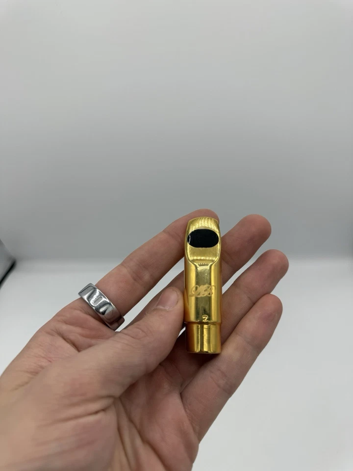 Boquilla para saxofón LB de metal grabado 7 Foto 3 de 4