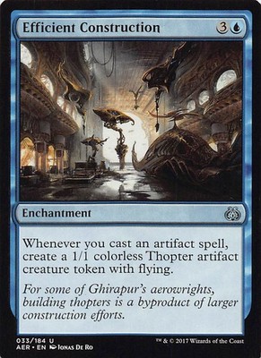 Efficient Construction AER 33 English NM - MTG