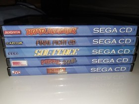 Lot Of 5 Custom Sega CD cases