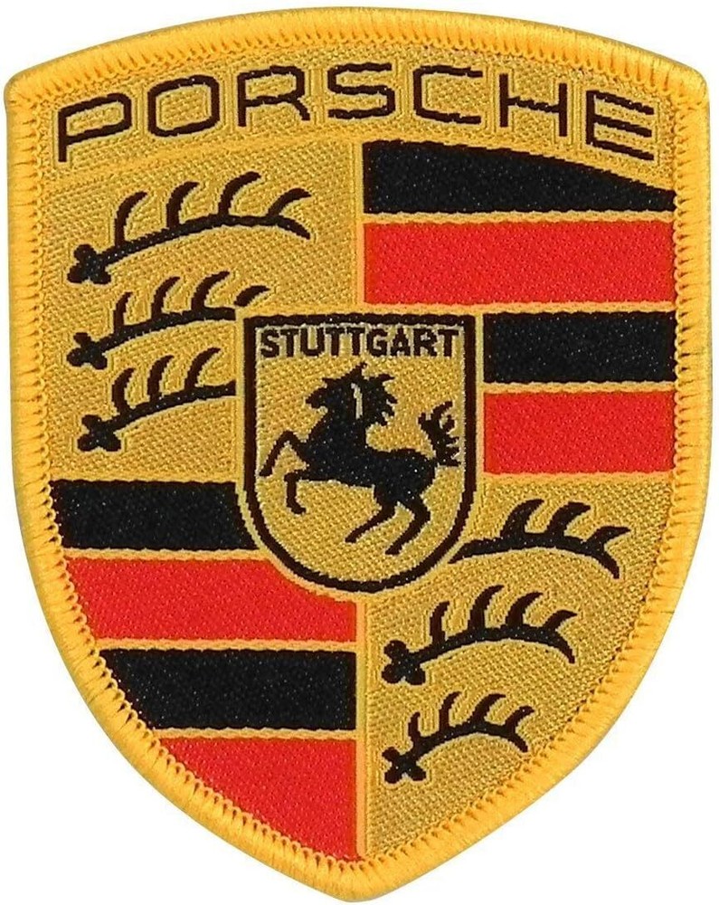 Porsche Crest Sew-on Badge - Pack of 10 (non official)