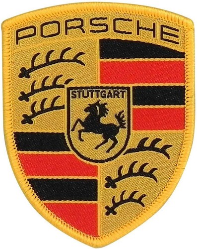 Porsche Crest Sew-on Badge - Pack of 20 (non official)