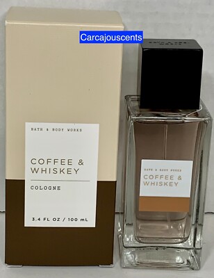 Bath & Body Works Coffee & Whiskey Men's Cologne 3.4 fl oz Full Size