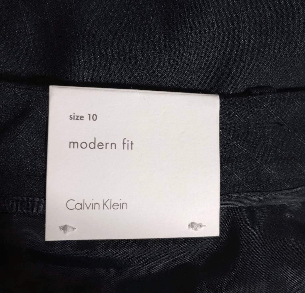 Calvin Klein Pinstripe Dress Pants Career Business Casual Trousers thumbnail 6