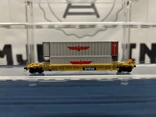 Walthers N TTX #54100 Double Stack Car w/ Containers NO BOX (T)