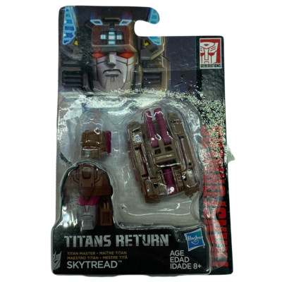 Transformers Titans Return Skytread in geöffneter Verpackung