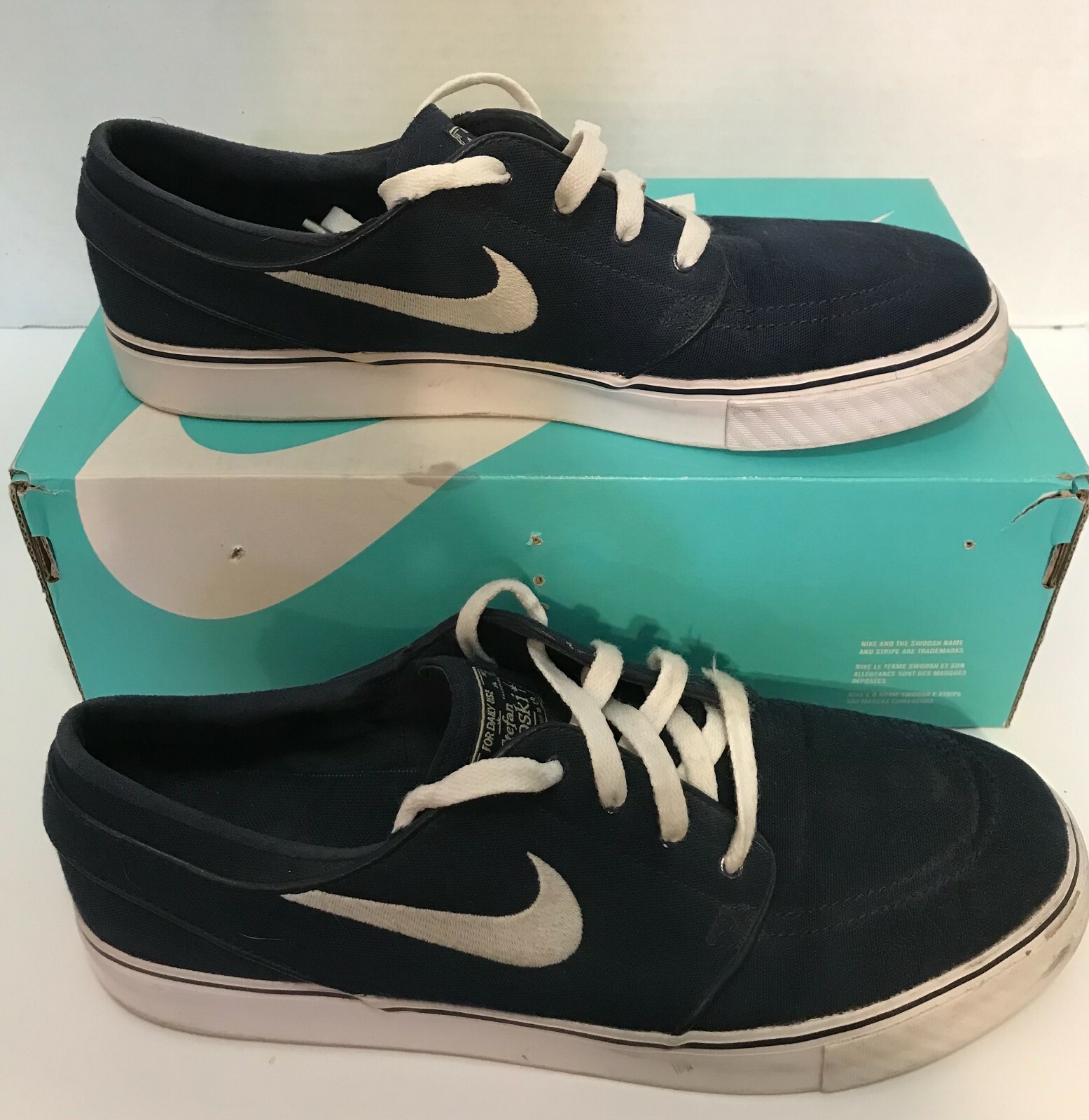 flaco Matrona Categoría Nike Sb Zoom Stefan Janoski Canvas Blue - 615957-428 | eBay