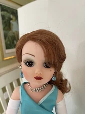 Madame Alexander Couture Collection AQUAMARINE EVENING COLUMN & COAT 21” Doll