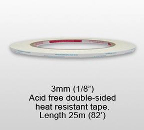 Be Creative Tape 3mm x 25m / SookWang Tape / Scor-Tape SP201 1/8" x 82' - Picture 2 of 3