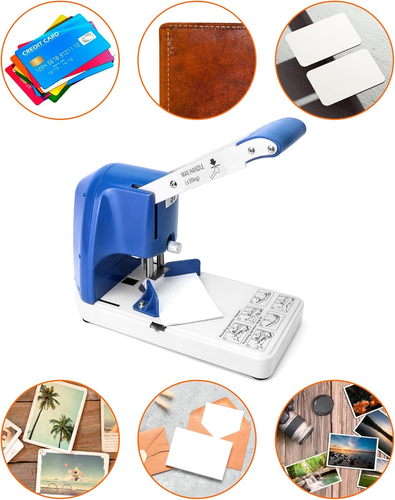 Heavy Duty Manual Corner Rounder Punch Cutter | Cuts Paper, PVC, Leather, Cards - Picture 4 of 12