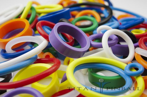 Universal Pinball Machine Rubber Ring Kit - Titan Competition Silicone - ORANGE - Picture 4 of 7