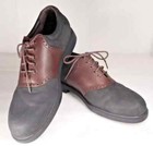 Men's Rockport Saddle Oxfords Black Brown Nubuck Leather NIB Size 11.5 US 46 EU — photo 6