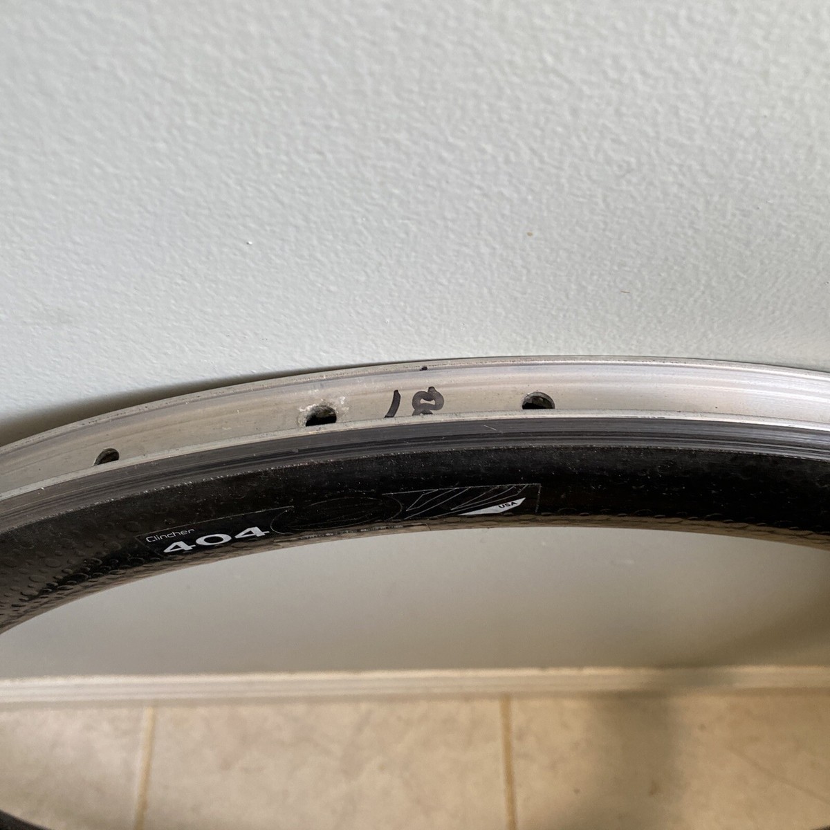 Zipp 404 Carbon Clincher Rim Alloy Brake Track 18 Hole (8866