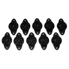 Electric Fence Insulators Claw Type X10 (Wood Post Nail On Polywire Polyrope)