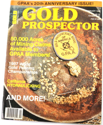 Gold Prospector Mining Adventure Magazine February 1988