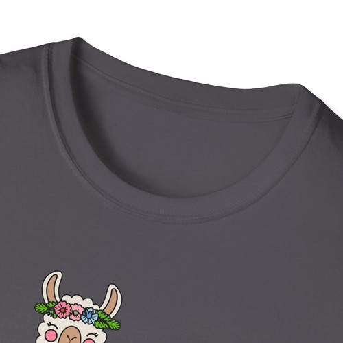 Cute Llama T-Shirt, Unisex Softstyle Tee, Perfect for Llama Lovers - Picture 20 of 25