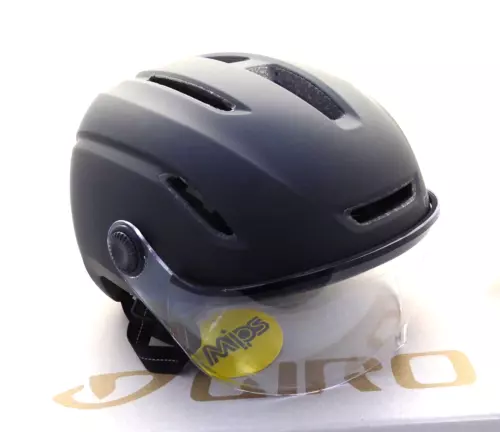 Giro Evoke MIPS Helmet with Shield, Matte Black, Medium