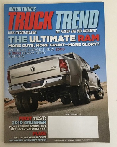 Truck Trend Magazine Dodge Ram Chevy (USA) Jan/Feb,Ma/Apr,Nov/Dec 2010 No.65 - Picture 2 of 10
