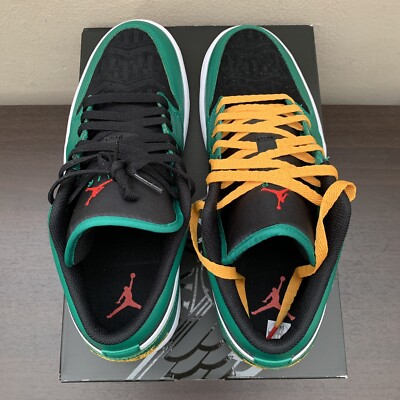 Nike Air Jordan 1 Low Holiday Special Malachite Green Mens Size 11