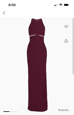 Vera Wang Aurore Gown Burgundy 4 | eBay Vera Wang Aurore Gown Burgundy 4 | eBay