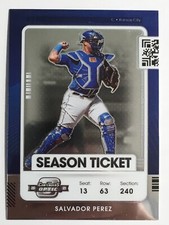 2021 Panini Contenders Optic Season Ticket #18 Salvador Perez - Kansas City