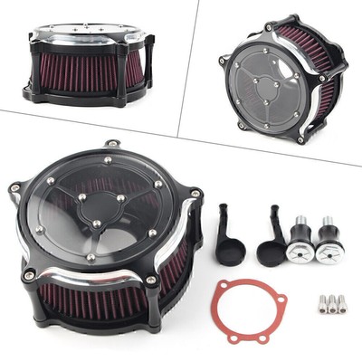 Für Harley Sportster Iron 1200 883 72 91-19 Custom CNC Luftfilter Filter Einlass