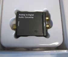 RCA to Optical Audio converter (A to D)