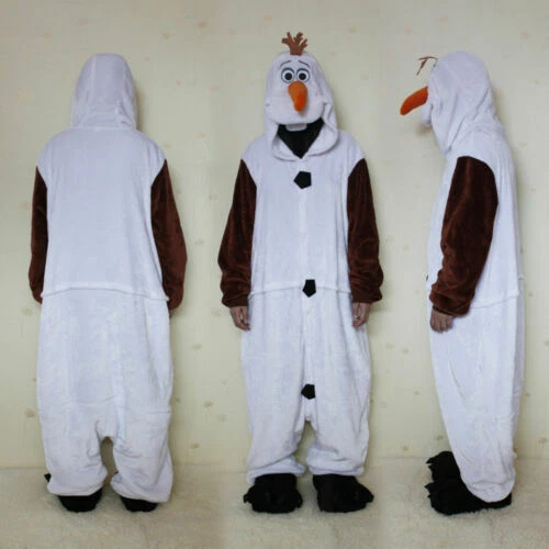 Traje Olaf Muñeco De Nieve Disfraces Unisex