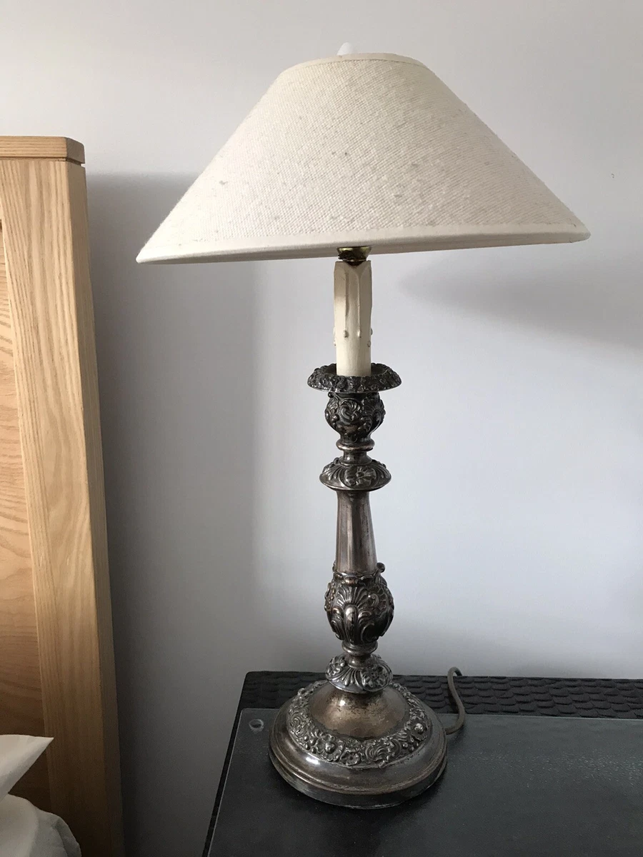 Vintage pewter lamps deals