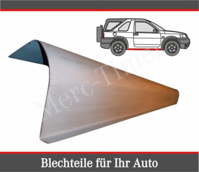 Land Rover Freelander 1997-2006 Reparaturblech Seiten Schweller Unten Rechts