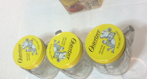 Set Of 3 Half Pint Osterizer Mini Blend Containers - Picture 2 of 10