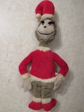 VINTAGE 1979 SUPER RARE EDEN 2-FACED CAT IN THE HAT PLUSH DOLL ASLEEP/AWAKE 30"