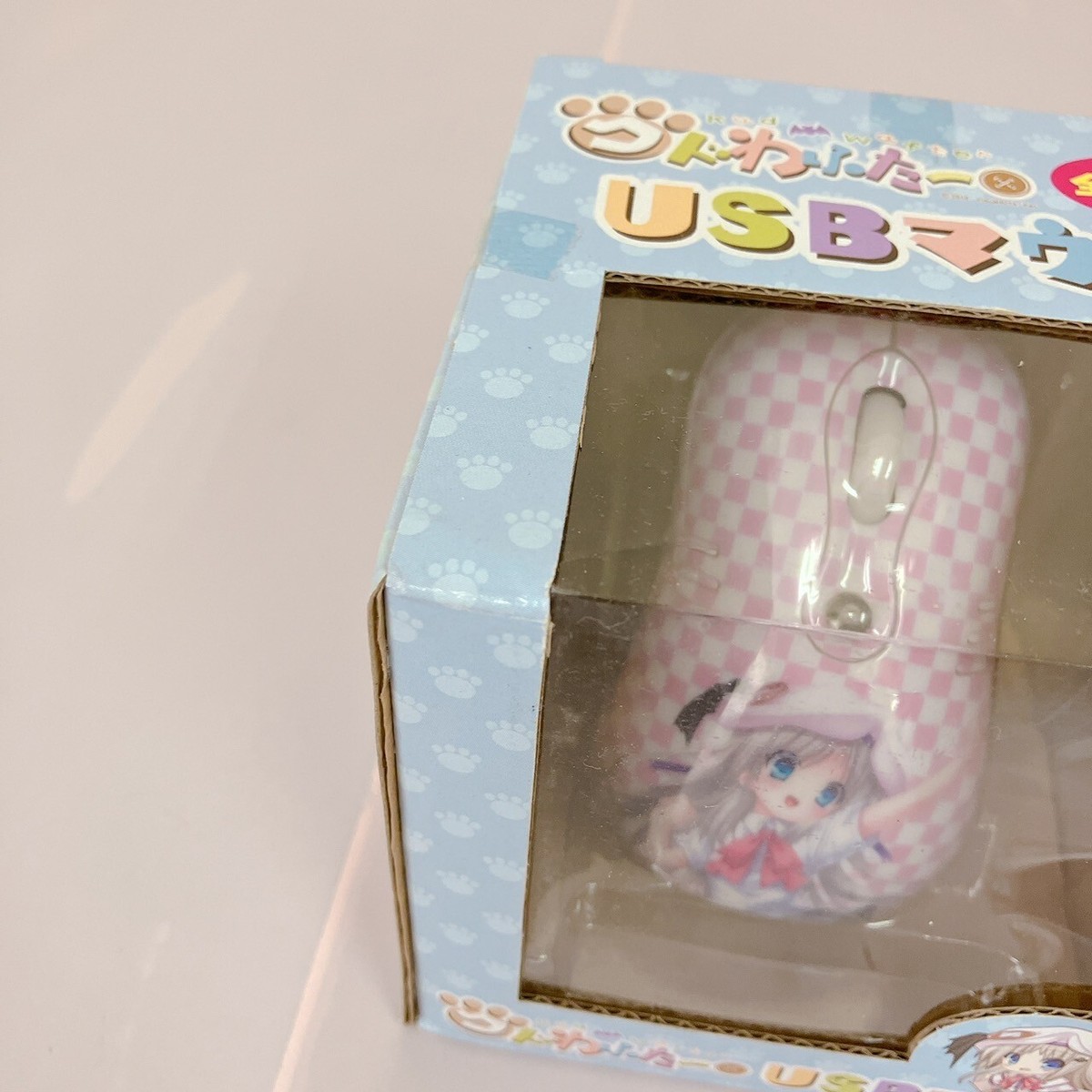 Little Busters Nomi Kudryavka Kud Wafter USB Mouse Pink SK Japan