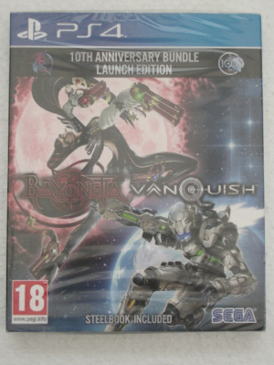 NEW Bayonetta Vanquish SteelBook Anniversary Edition PS4
