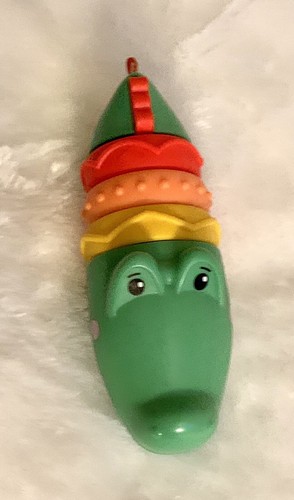 🌷Fisher Price Develops Clicker Alligator 6m+ Infant Activity Toy Plastic Rattle - Picture 6 of 8
