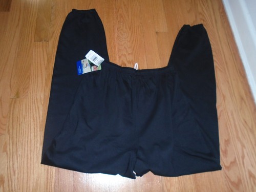 Champion schwarze leichte Hose Jersey Tasche gerinchter Saum Größe M neu mit Etikett - Bild 3 von 3