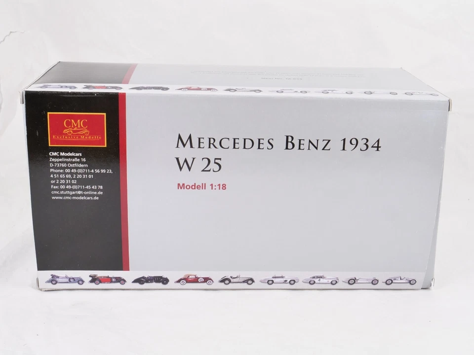 CMC M-033 MERCEDES-BENZ W25 1934 1/18 neuf en boite - Photo 2/4