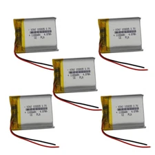 5pcs 3.7V 1100mAh 4.07Wh Li-Polymer Li Battery 103035 Lipo For GPS Bluetooth LED