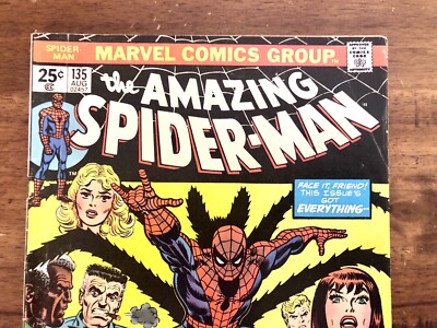 1974 Amazing Spider-Man #135 Comic Book / FN-VG / 2nd Appearance