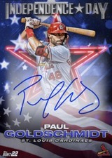 [DIGITAL CARD] Topps Bunt - Paul Goldschmidt - Independence Day 22 S1 Blue Sig