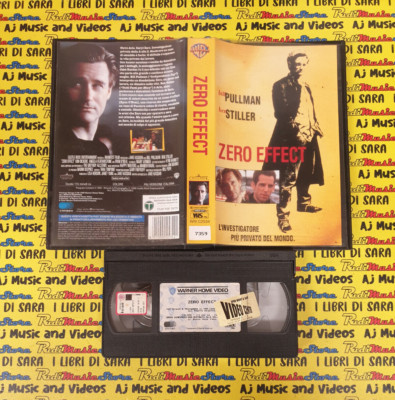 VHS Film ZERO EFFECT Bill Pullman Ben Stiller 1999 Warner Home Video (F286)