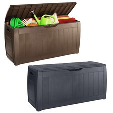 270L Keter Garden Storage Box Chest Deck Patio Balcony Weatherproof Lockable HQ
