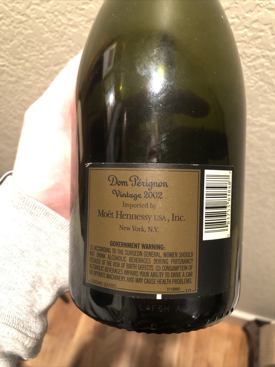 2002 Dom Perignon Andy Warhol Tribute Collection Empty 2002 Dom Perignon Andy Warhol Tribute Collection Empty