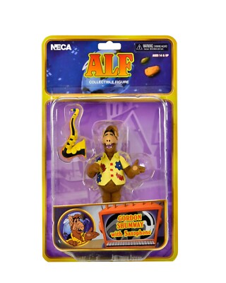 NECA ALF (ALIEN LIFE FORM) MIT SAXOPHON TOONY CLASSICS 6 ZOLL MASSSTABSFIGUR