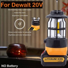 LED Lantern Camping Hiking Portable Tent Light Outdoor For Dewalt 20V Battery