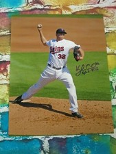 Kyle Gibson Minnesota Twins Signed 11x14 Photo LOM COA (PH4633)